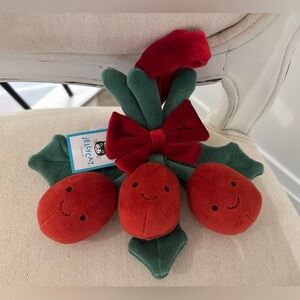 Retired NWT Rare Jellycat Amuseables Holly Authentic NWT